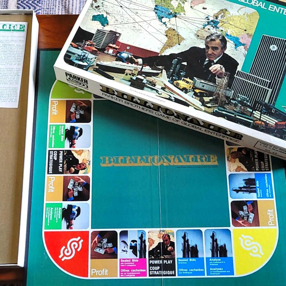 Vintage Billionaire Board Game